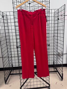 Counterparts Tummy Control Slimming Sensations Red Pants Size Large NWT